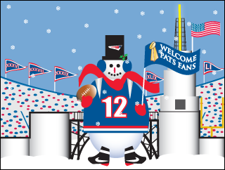 Patriots Holiday Card.