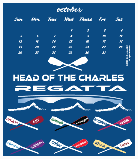 Boston Sports Jewel case Calendar.