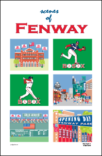 Boston sports poster.