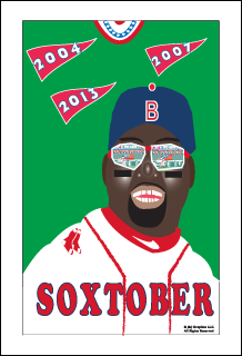 Boston sports poster.