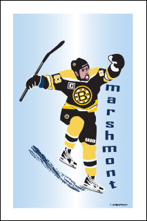 Boston sports poster.