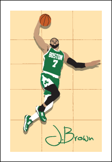 Boston sports poster.