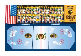 Boston sports poster.