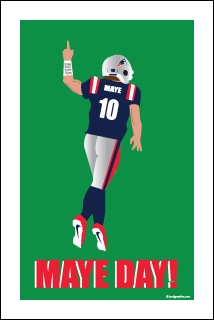 Boston sports poster.