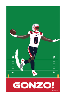 Boston sports poster.