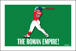 Boston sports poster.