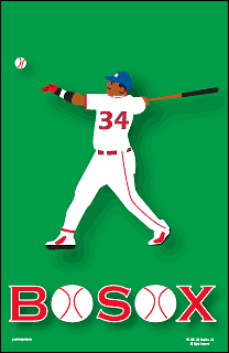 Boston sports poster.